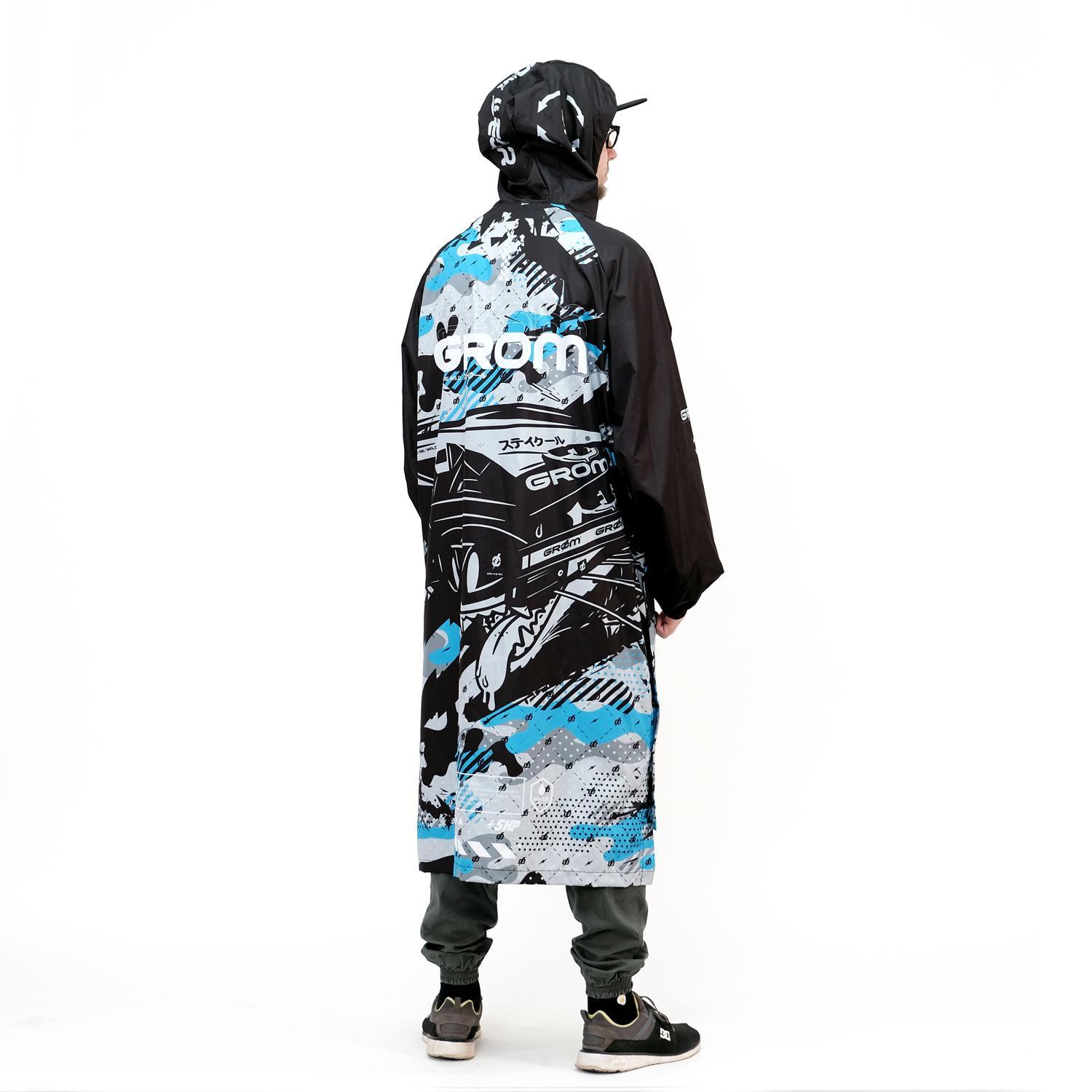 Дождевик Grom Kamo синий